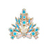 Broša "Kristāla Zars II (Aurora Borealis)" ar Swarovski™ kristāliem